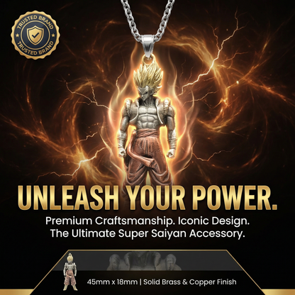 ⚡ Super Saiyan Son Goku: The Ultimate Hip-Hop Pendant ⚡