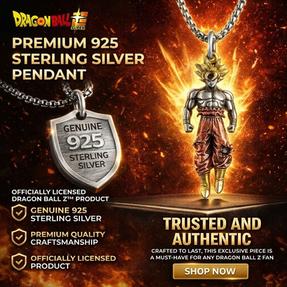 ⚡ Super Saiyan Son Goku: The Ultimate Hip-Hop Pendant ⚡