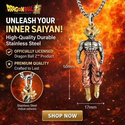 ⚡ Super Saiyan Son Goku: The Ultimate Hip-Hop Pendant ⚡
